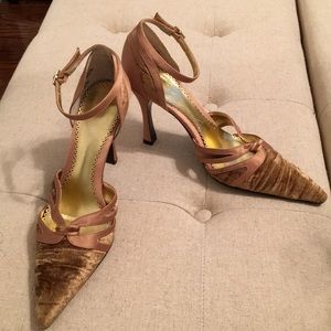 Satin & Plush Dressy Heels